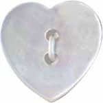 Pearl Heart Buttons