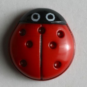 Buttons - Dill - Lady Bug - Shank