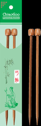 Straight Knitting Needles - Bamboo 23 cm (9
