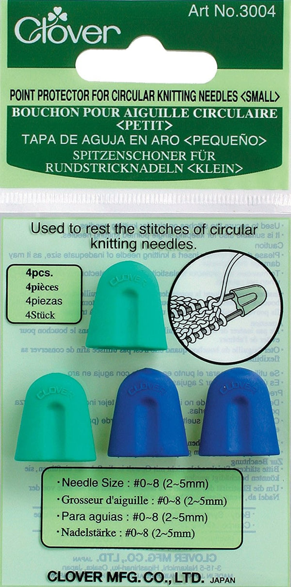 Point Protectors for circular knitting needles (small)