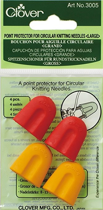 Point Protectors for circular knitting needles (large)