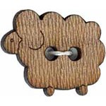 Wooden Sheep buttons