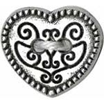 Hearts - metal buttons