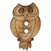 Owl Wood Buttons